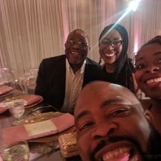 Uncle Obi, Okwii, Yinka and myself at Odera Ndu and Christine Okwesili's Wedding 2019