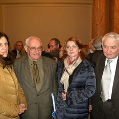My beloved professors: Vasile Brinzanescu (middle) and Octavian Stanasila (right side) in 2014