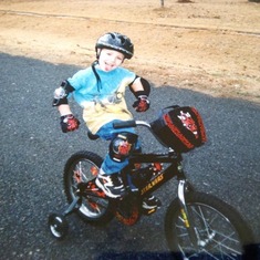 Andrews first real bike.