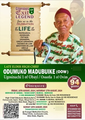 ODUMUKO MADUBUIKE