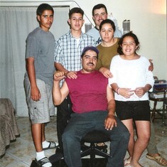From top left: Abel, Rene, Eric, Victoria, Lucy and bottom, Vicente