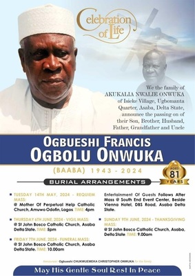 Ogbueshi Ogbolu Francis Onwuka