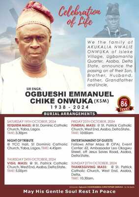 Ogbueshi Emmanuel Chike Onwuka