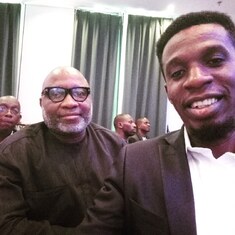 Mark & Chris Oghene at Wale Atake induction into the Inner Bar, Abuja 2019