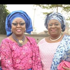 At Dr Sola Onalaja's mum's burial in Ibadan in February 2017