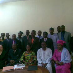 Advocacy visit to the Commissioner of Health Ogun state 2009