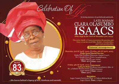 Olasumbo Clara Isaacs