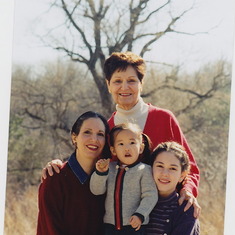 Julie, Olivia, Margot and Olga @ 1997