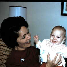 Mom & Christine, 1st grandchild
