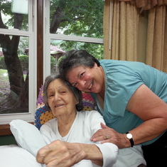 Mom with Karen, 2014