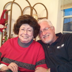 Christmas 2011. Olga and Jim.
