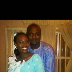 Olije and Sabastine on the night after their wedding introduction,  Makurdi 2012