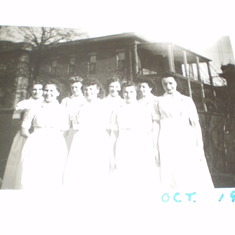 Olive far right, October 1942.