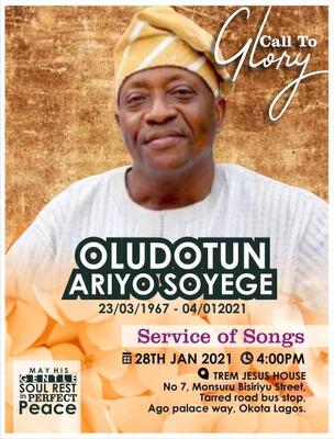 OLUDOTUN ARIYO  SOYEGE