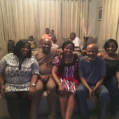 Daddy with family in 2017