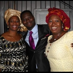 Pst Femi with Min Faith Sowunmi & I at a church function 