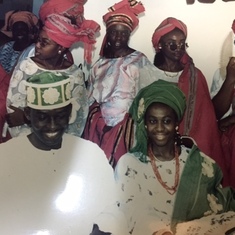 1994: T. Sho's engagement :) -Y. Adeyinka, Nafisah, Funke