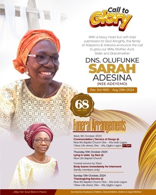 OLUFUNKE SARAH ADESINA