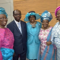 Garber's wedding Sis pictured with pastor Ibukunle, Pastor Ayeni & Evang. Ayeni & Iyabo