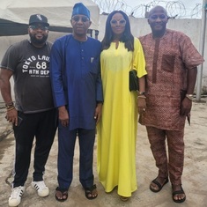 With Adewolu cousins in Abeokuta August 2022