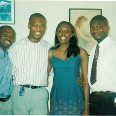 HOR Dec 2000. 25th with Segun and the crew