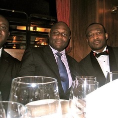 Segun with colleagues, Paris 2012.