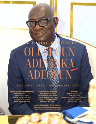 OLUSEGUN ADEYINKA ADEOSUN
