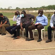 Old Boys of St Charles Grammar School Osogbo (97 set) at the burial