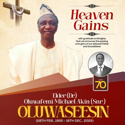 Elder Dr. Oluwafemi Michael Oluwaseesin