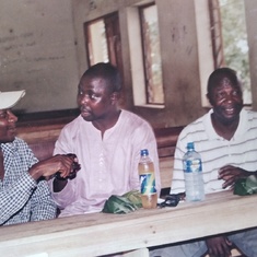 Oga Talabi and some colleagues at Agricultural Education Department. 