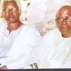 Omoloye with his younger brother, Oyebode