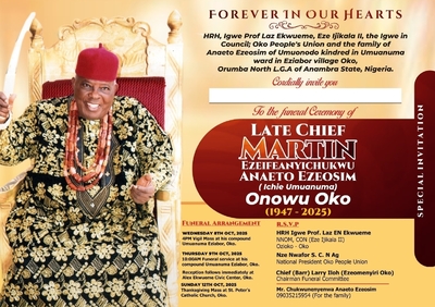 Onowu Martin Ezeifeanyichukwu Anaeto Ezeosim