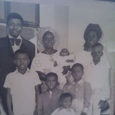 Family photo taken in 1974
