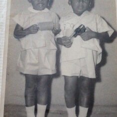Taiye and Kehinde, early days 