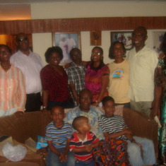 Family photo  Lagos 2009
