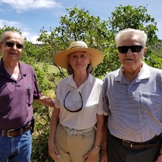 20170616_Otis's brothers,  John and Al Rooney with his wife,  Yvonne.