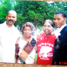Otis, Mama, Sandra (wife), Jeremy