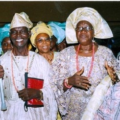 At Adeseye’s wedding in 2010