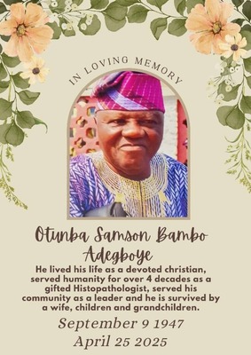 Otunba Samson Bambo Adegboye