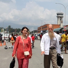 First time to Nepal at Kathmandu airport 