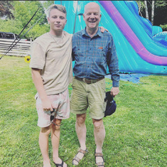 Owen and his grandfather, John.