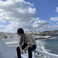 Owen in Greece. March 2022