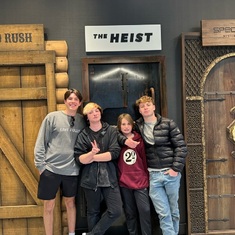 Owen and his bro bros, Adrian, Andrew + Greyson in San Fran in May 2023