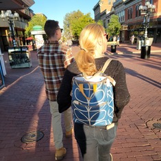 We were walking around Boulder on Owen's 19th bday. These are 2 beautiful amazing people!!!