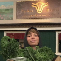 Owen and his kale. Photo share from friends 