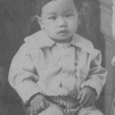 circa 1913:  Owen Loi, born 1911, Cunha Lane, Honolulu