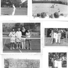 1940's Owen Loui and tennis friends