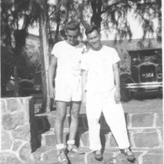 1940's: Owen Loui & tennis partner