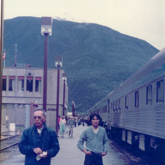1983 Summer - Owen & Tim Loui in Canada