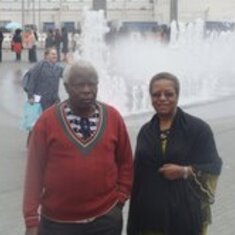 Dad and Mum at Wembley arena